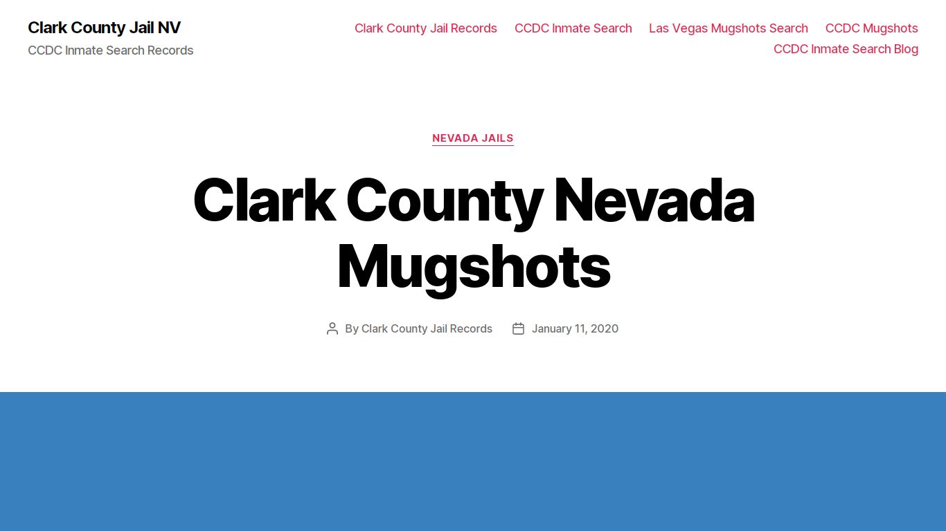 Clark County Nevada Mugshots - Clark County Jail NV