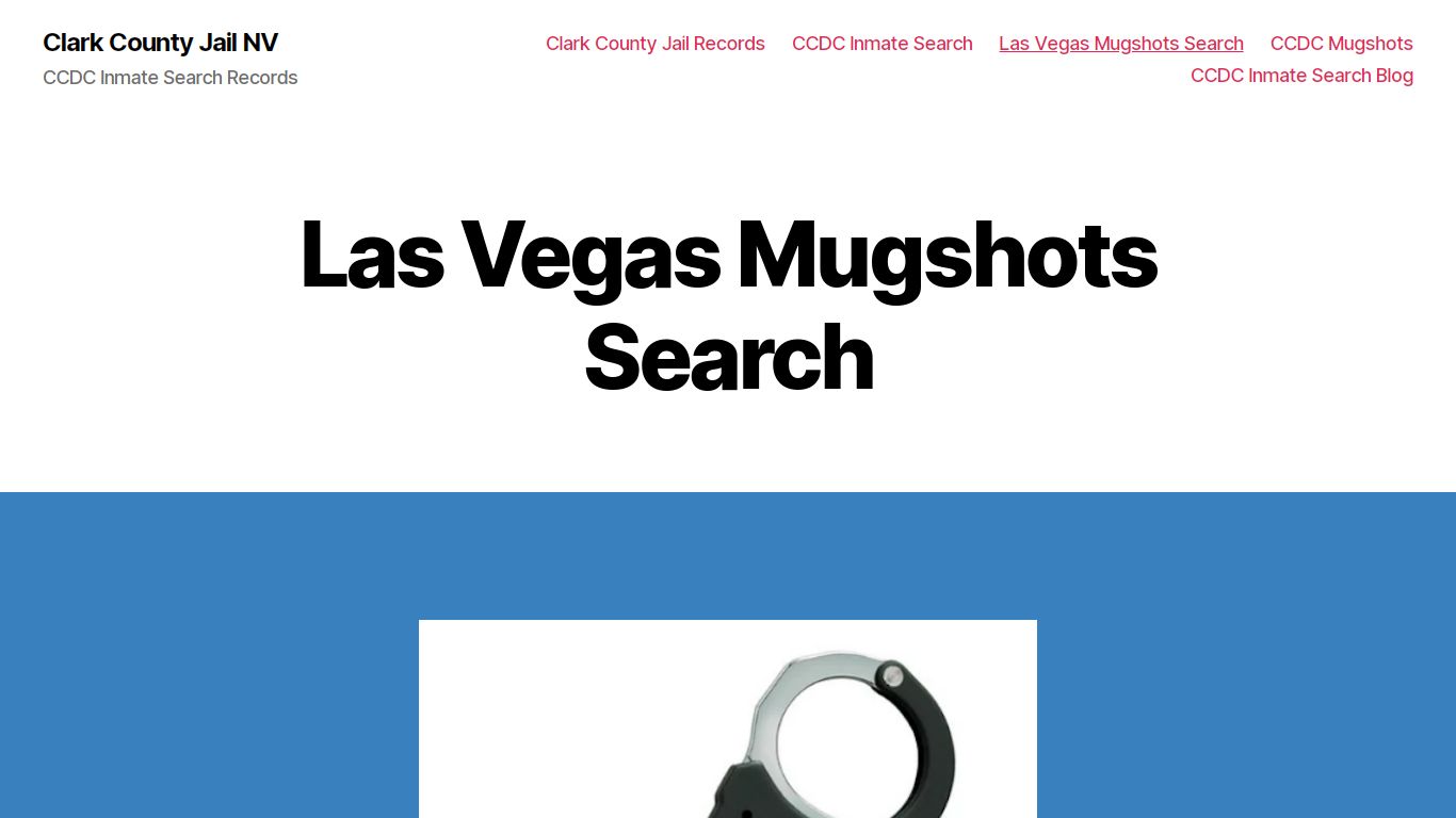 Las Vegas Mugshots Search - Clark County Jail NV